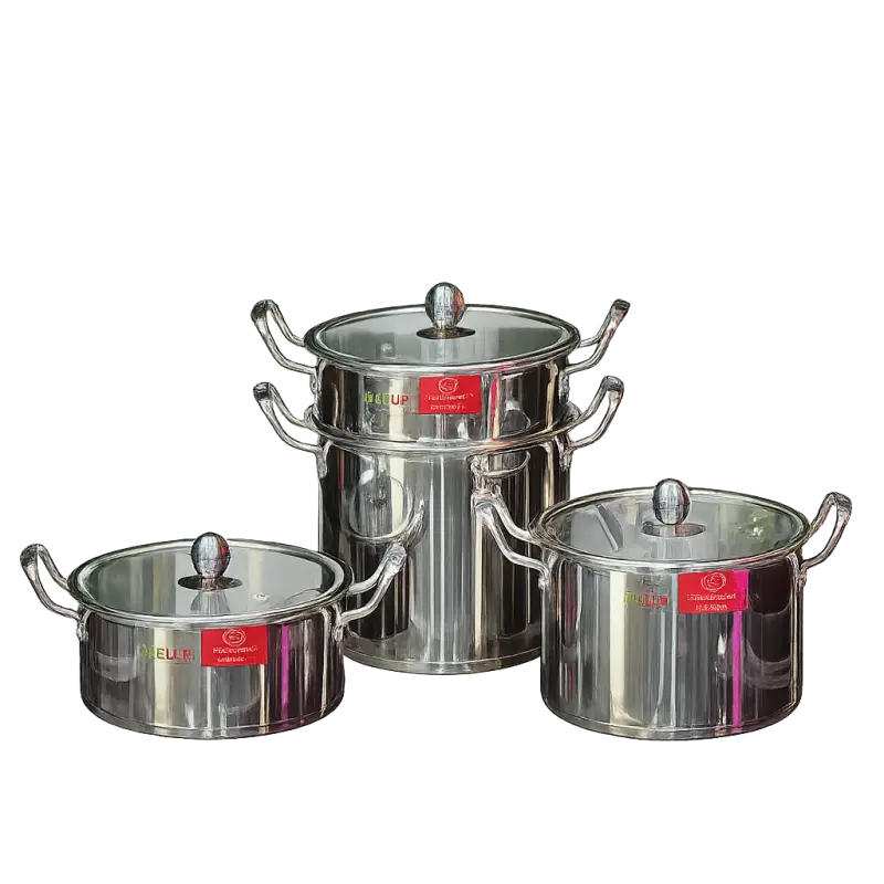 طقم أواني أسطواني Inox DELUX